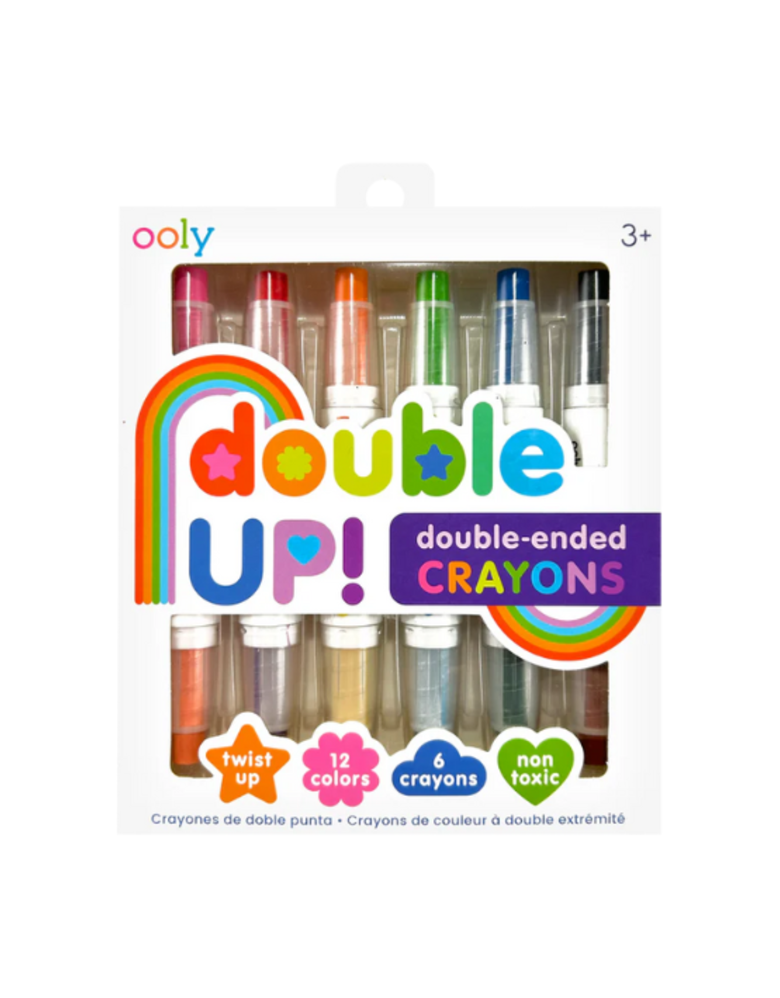 Ooly Ooly - Double Up! Double-Ended Crayons Set of 6