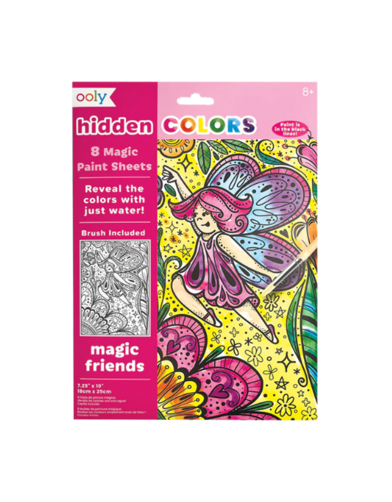 Ooly Ooly - Hidden Colors Magic Paint Sheets Magic Friends