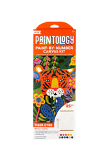 Ooly Ooly - Paintology Paint-By-Number Canvas Kit Tiger Eyes