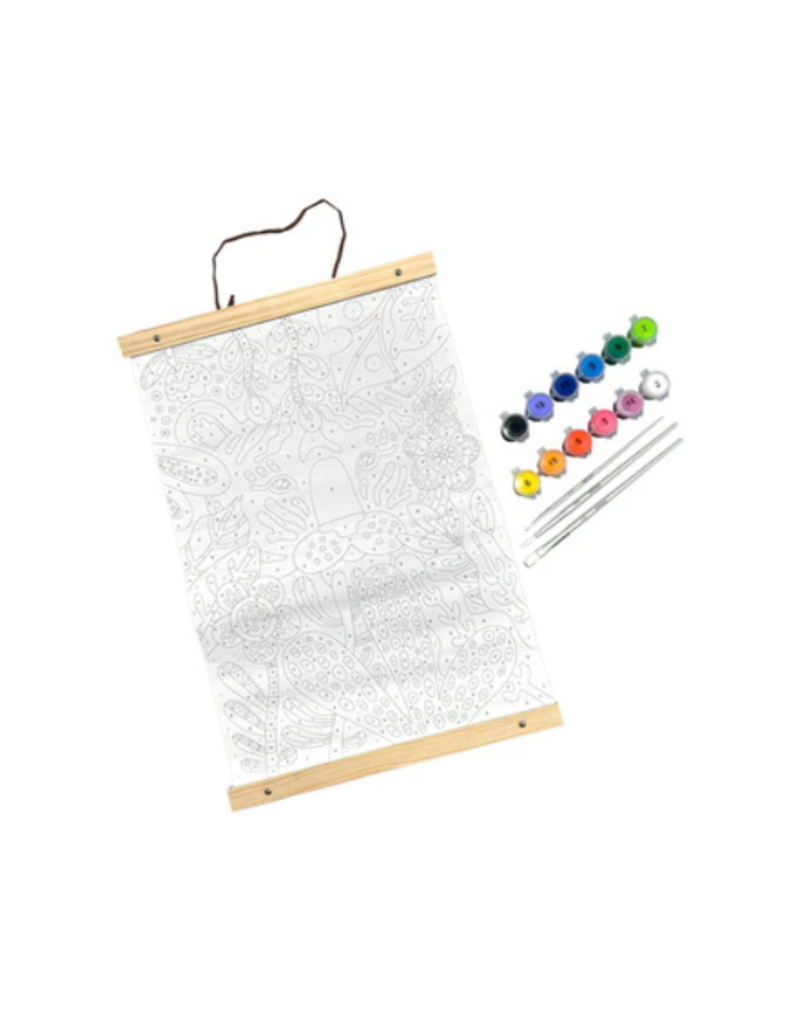 Ooly Ooly - Paintology Paint-By-Number Canvas Kit Tiger Eyes