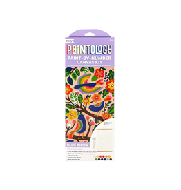 Ooly Paintology Paint-By-Number Canvas Kit Blue Birds