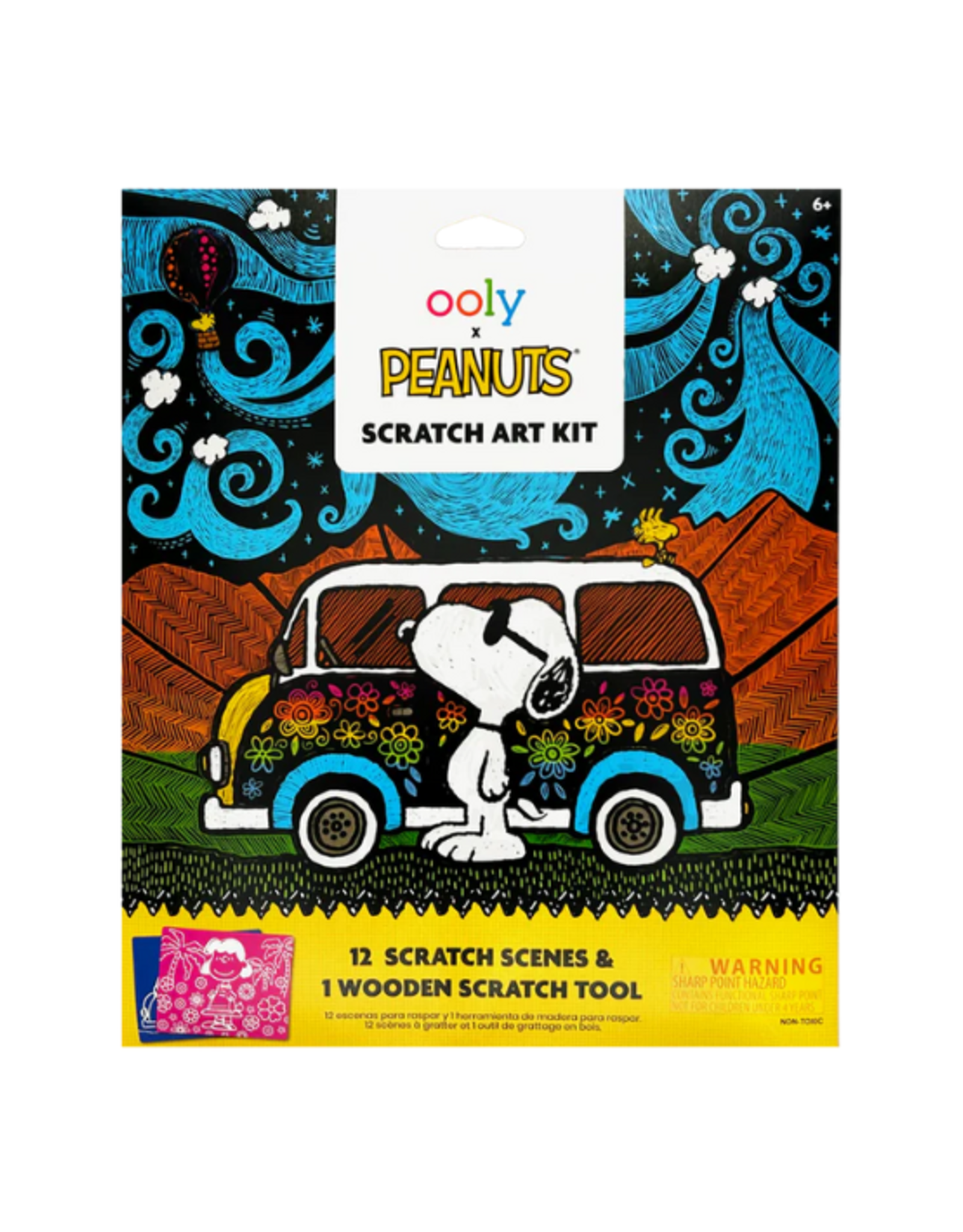 Ooly Ooly - OOLY x Peanuts Scratch Art Kit