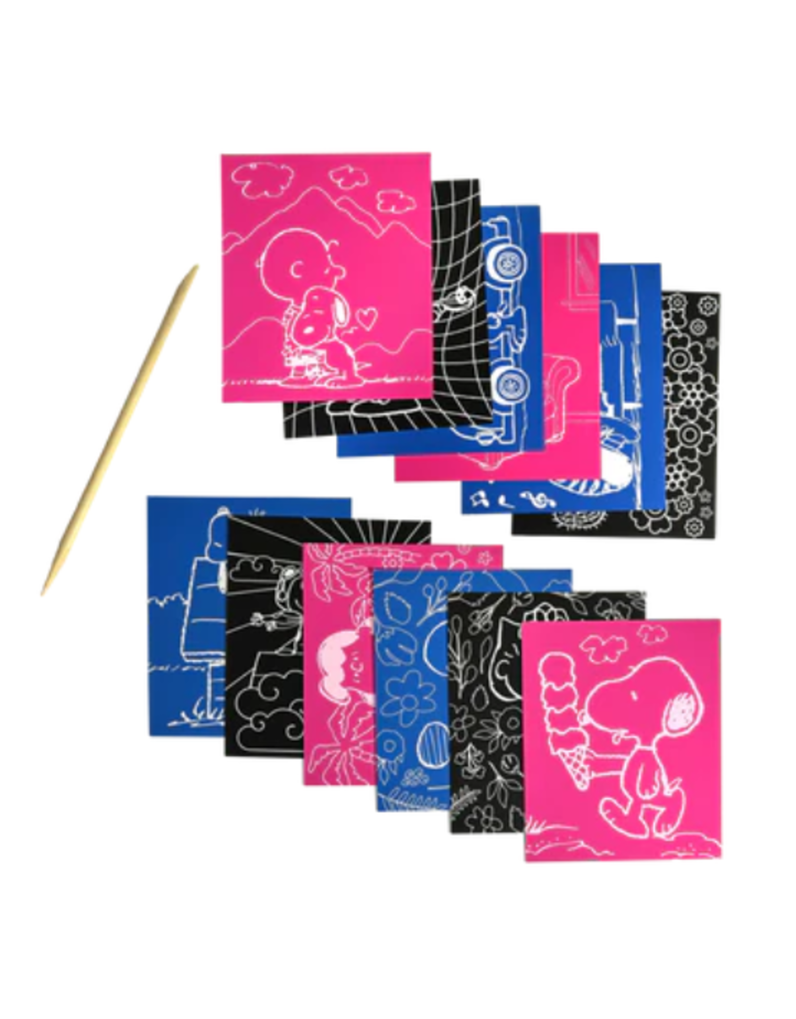 Ooly Ooly - OOLY x Peanuts Scratch Art Kit