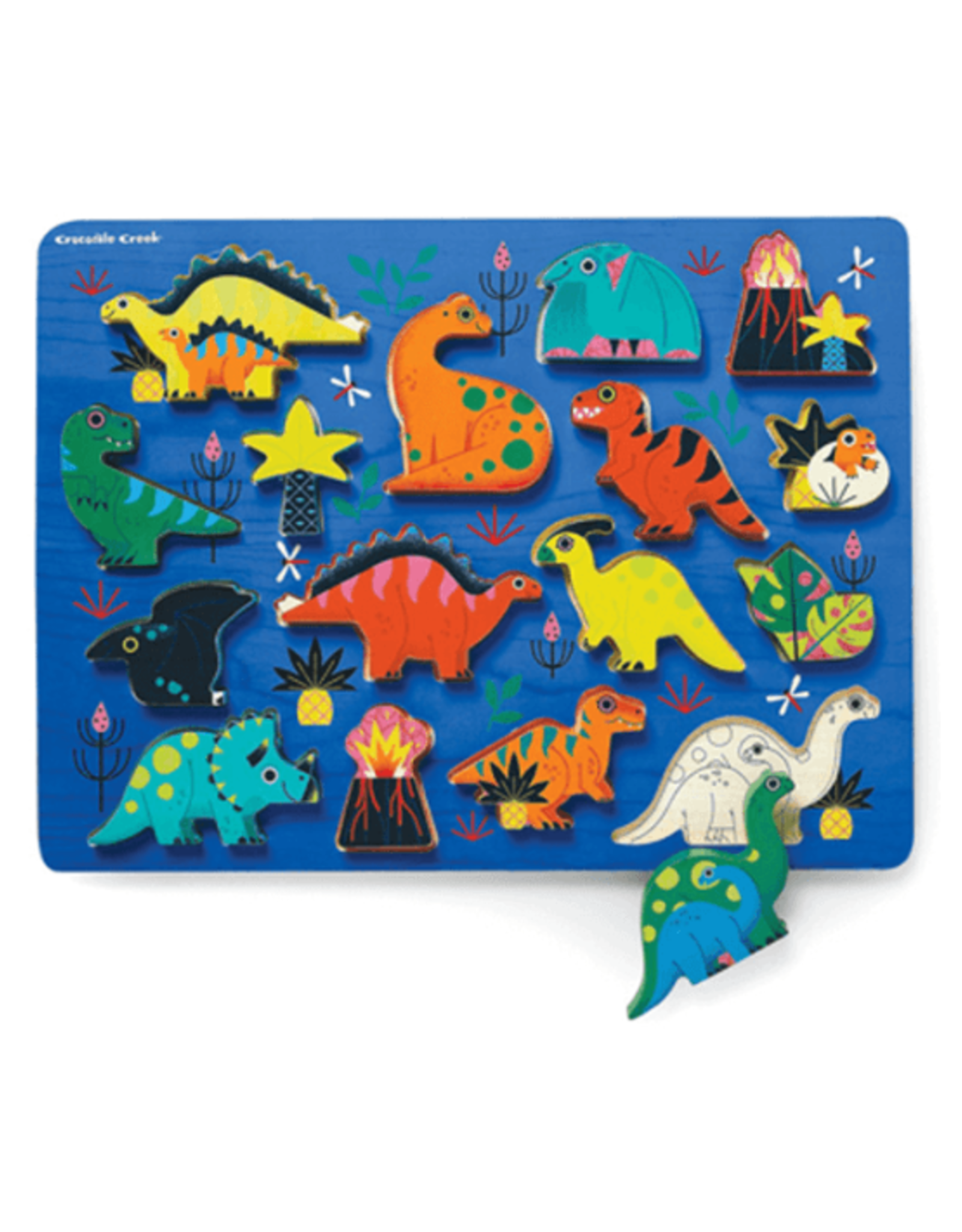 Crocodile Creek - 16-Piece Wood Puzzle Dinosaur