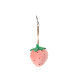 Bukowski Bears Strawberry Bag Charm Pink