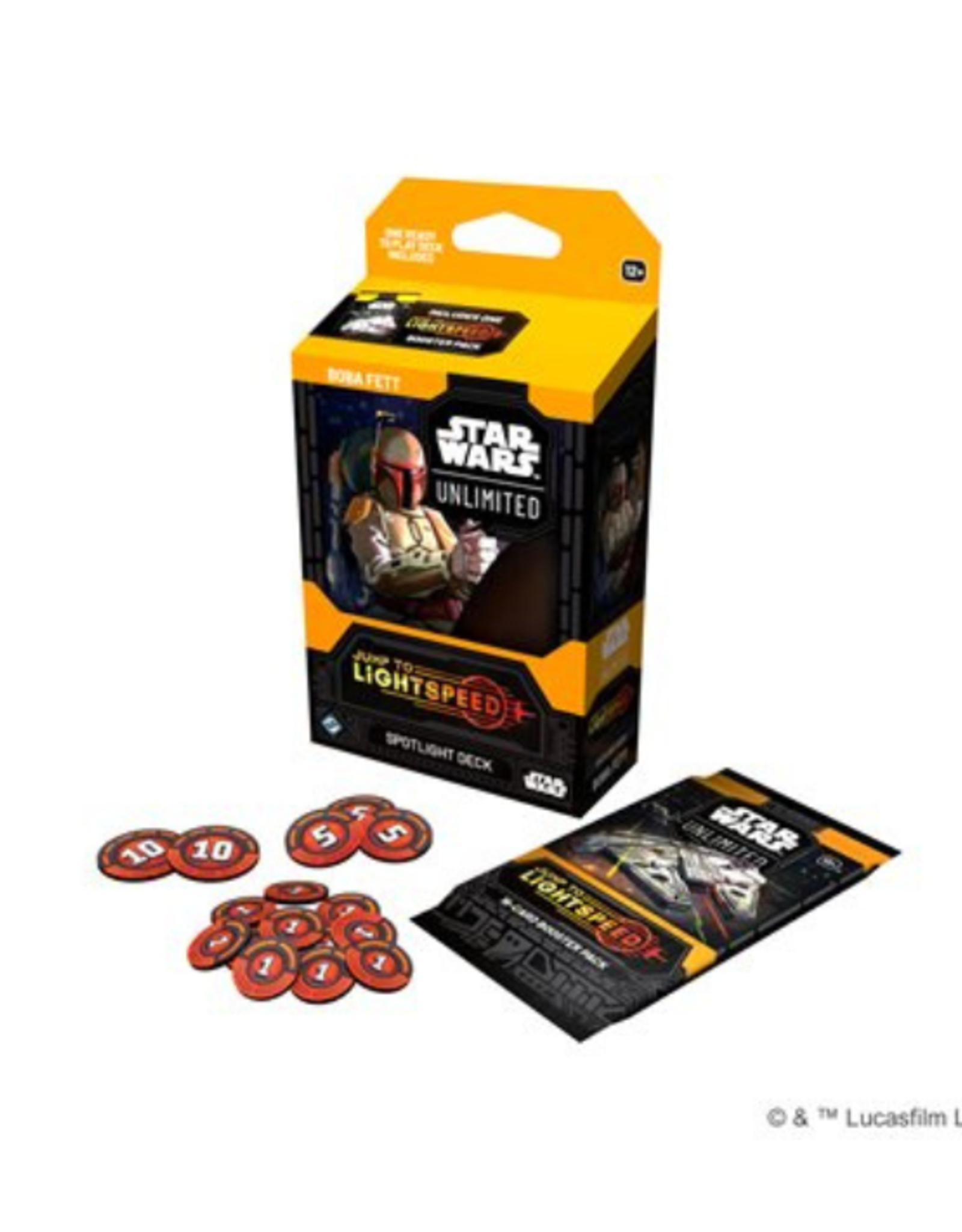 Fantasy Flight - Star Wars: Unlimited: Jump to Lightspeed Spotlight Deck: Han Solo and Boba Fett