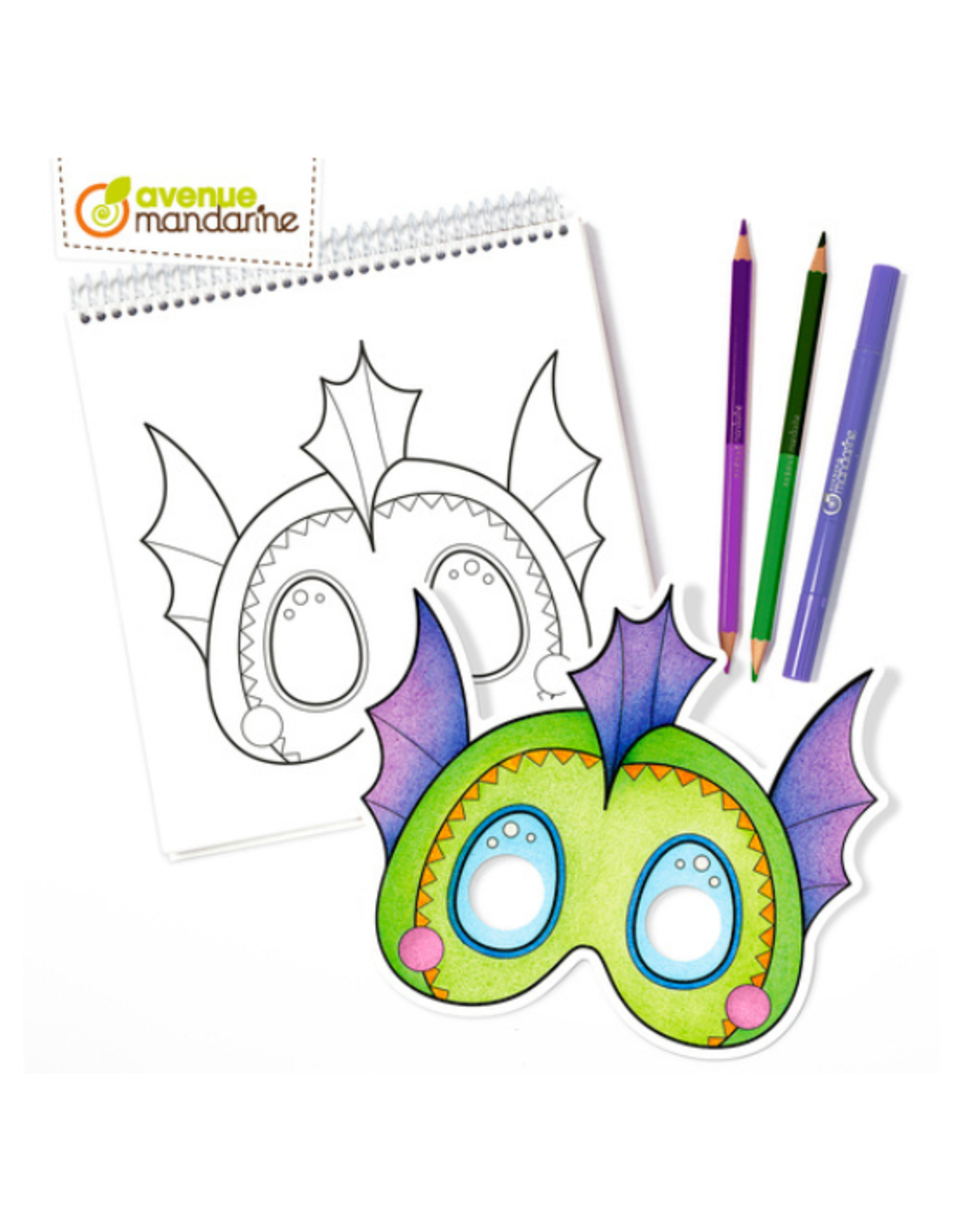 Avenue Mandarine Avenue Mandarine - Graffy Pop Mask Fantastic Animal