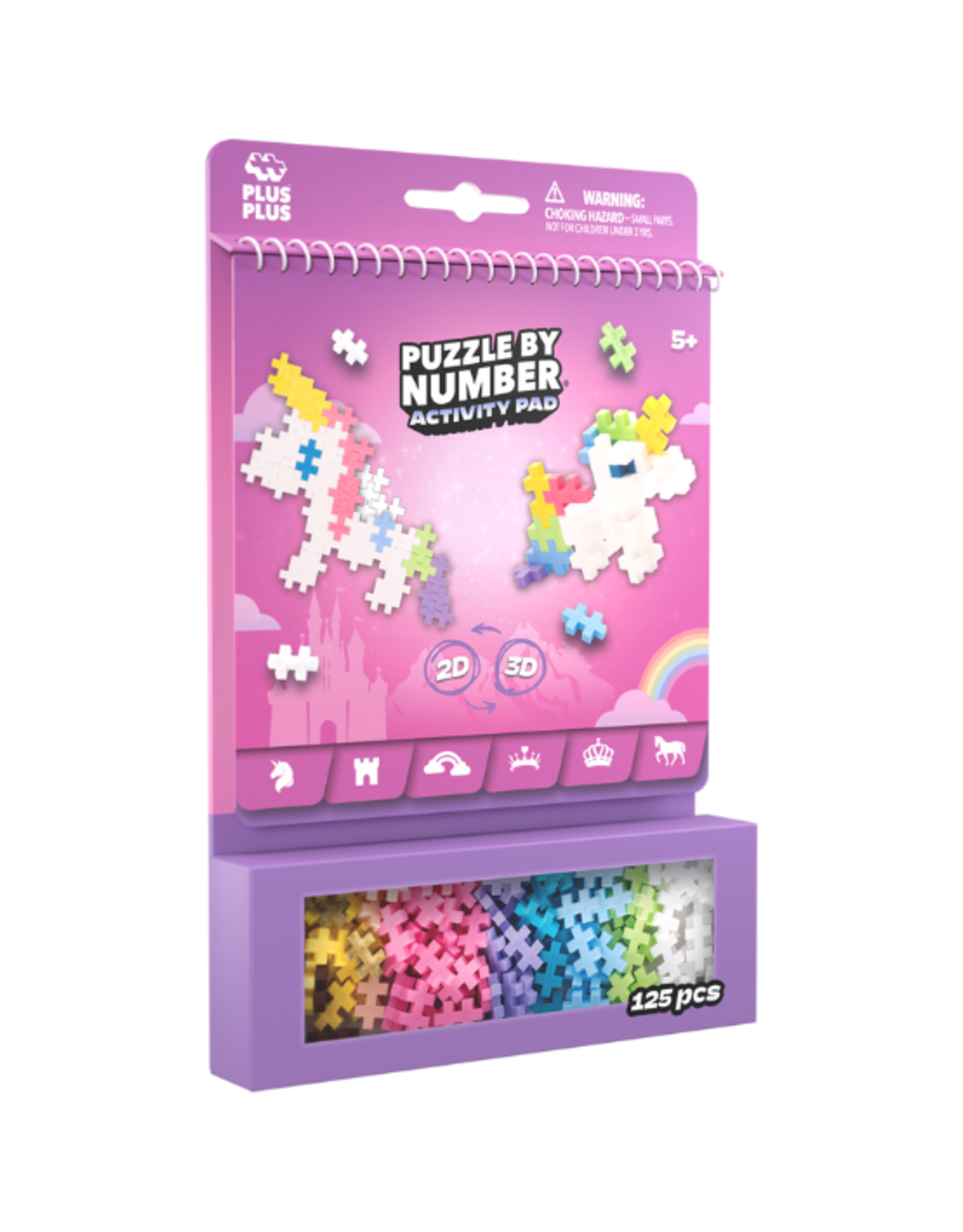 Plus Plus - Puzzle by Number Activity Pad Fairy Tale