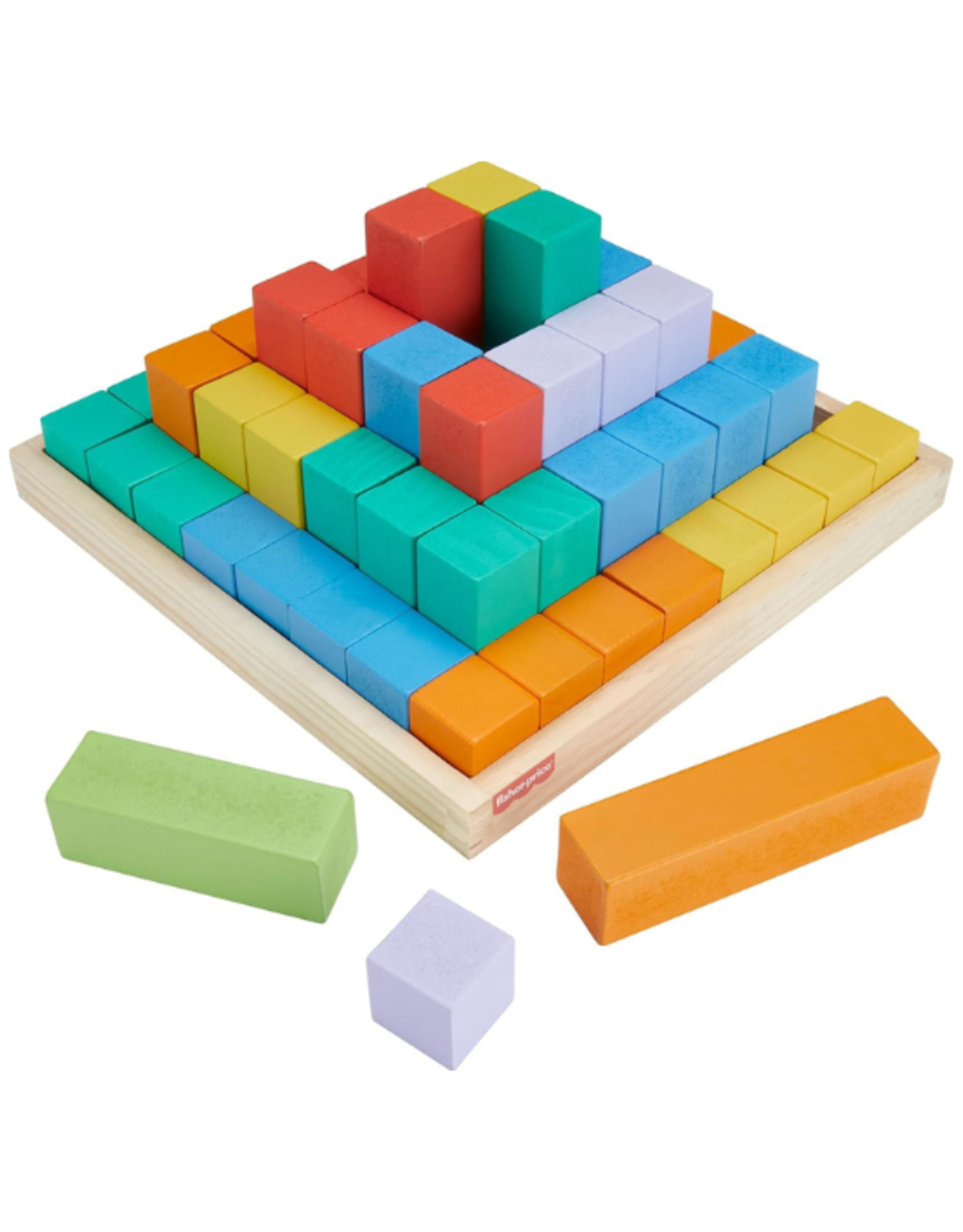Fisher Price - Wooden Stacking Blocks Pyramid