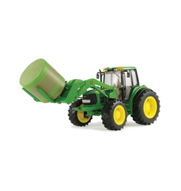 Tomy John Deere 1:16 7330 W/ Bale and Bale Loader