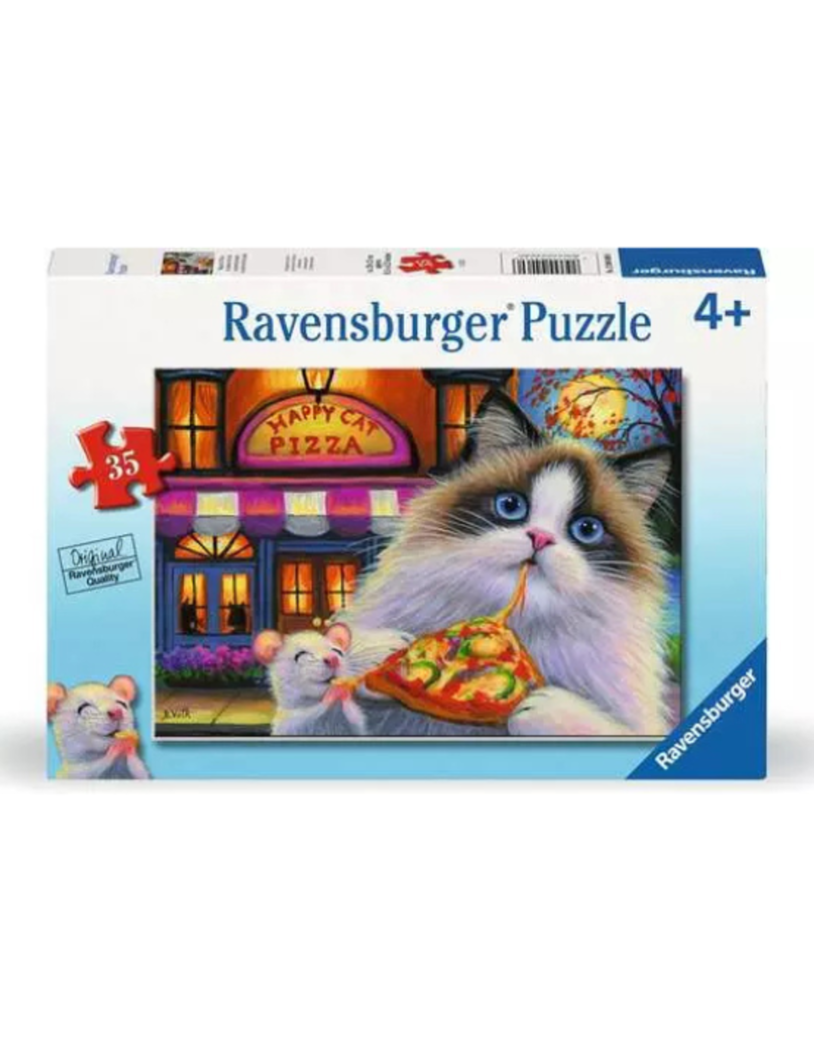 Ravensburger Ravensburger - 4+ - 35pcs - Happy Cat Pizza