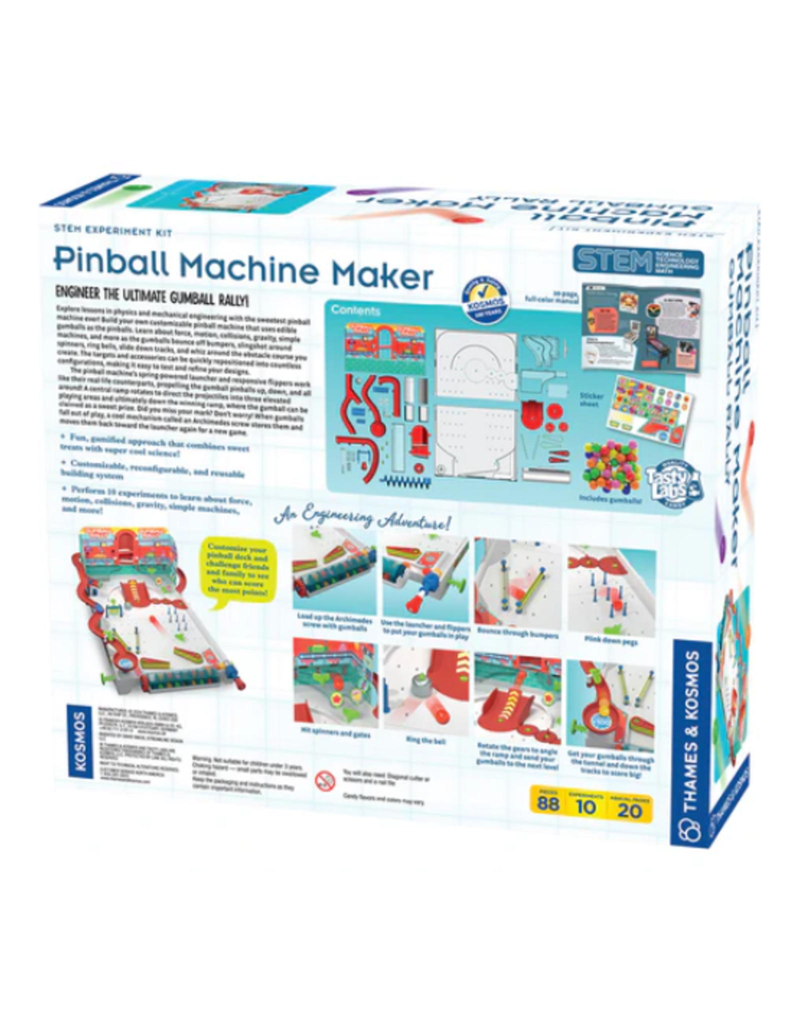 Thames & Kosmos Thames & Kosmos - Pinball Machine Maker: Gumball Rally