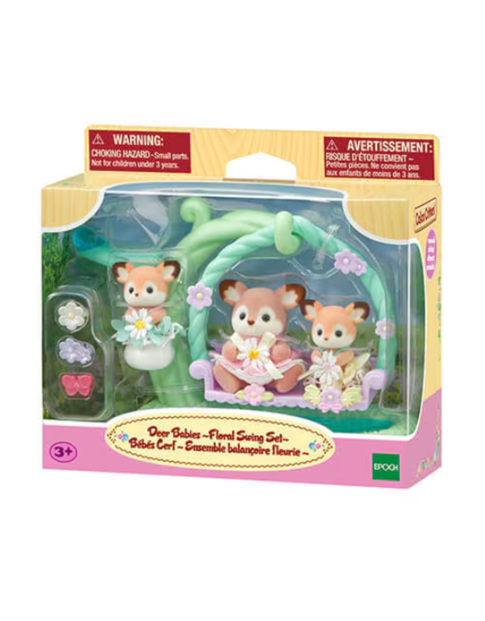 Calico Critters Calico Critters - Deer Babies Floral Swing Set
