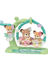 Calico Critters Calico Critters - Deer Babies Floral Swing Set