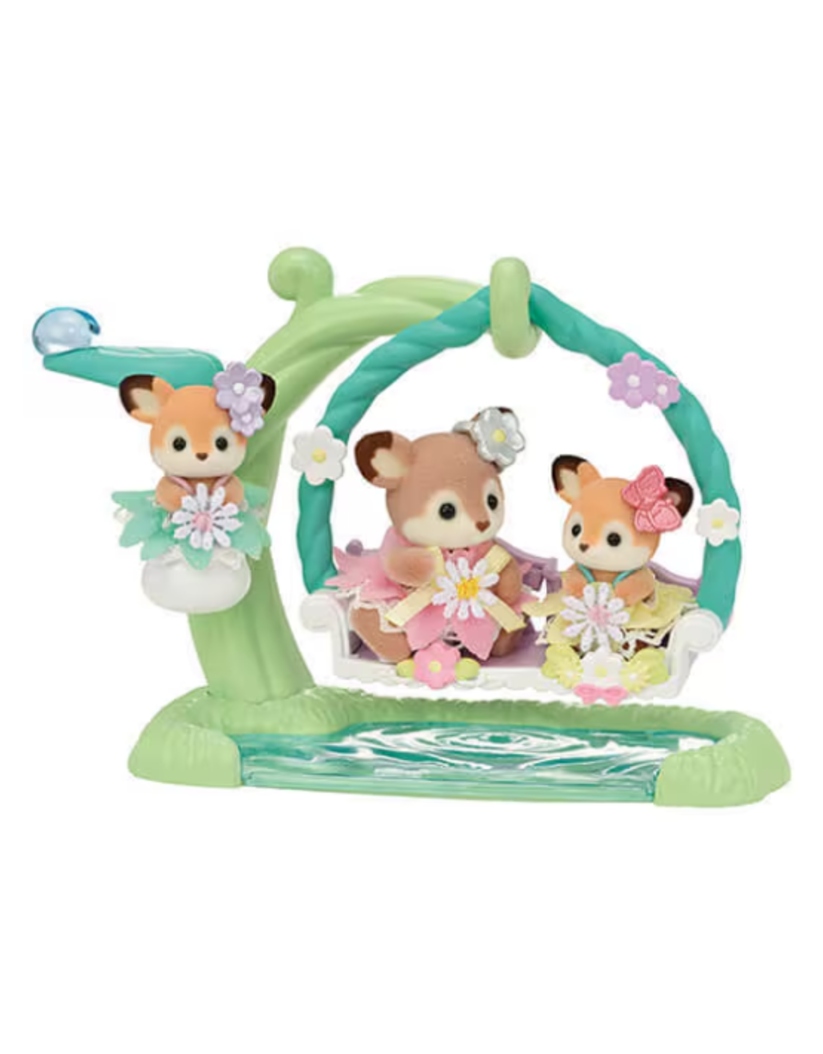 Calico Critters Calico Critters - Deer Babies Floral Swing Set