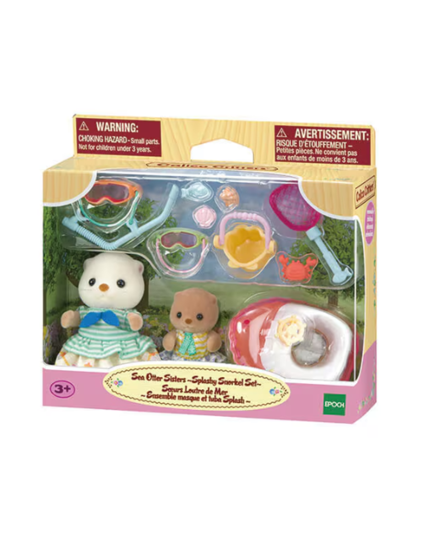 Calico Critters Calico Critters - Sea Otter Sisters Splashy Snorkel Set