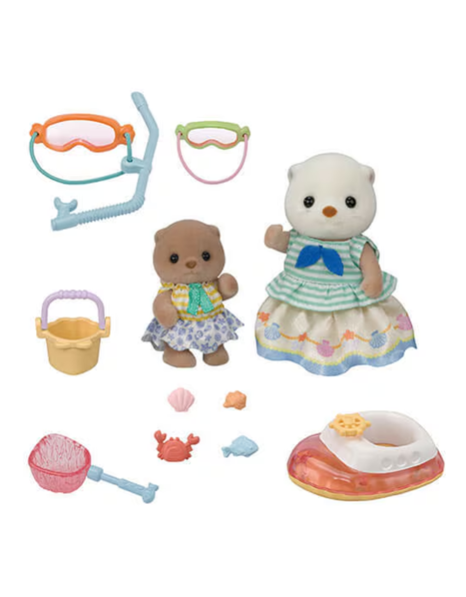 Calico Critters Calico Critters - Sea Otter Sisters Splashy Snorkel Set