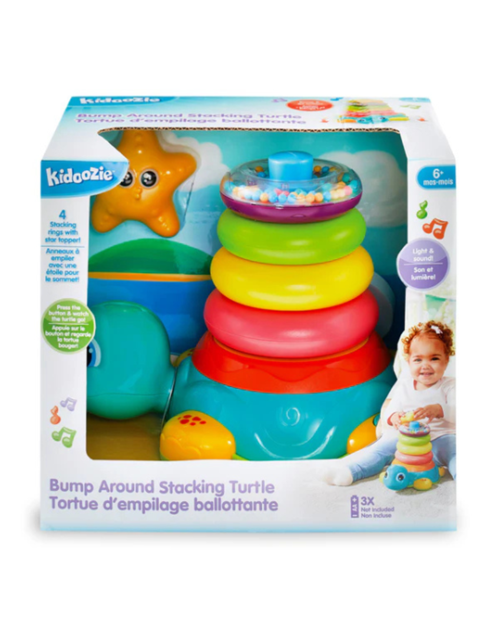 Kidoozie Kidoozie - Bump Around Stack Turtle