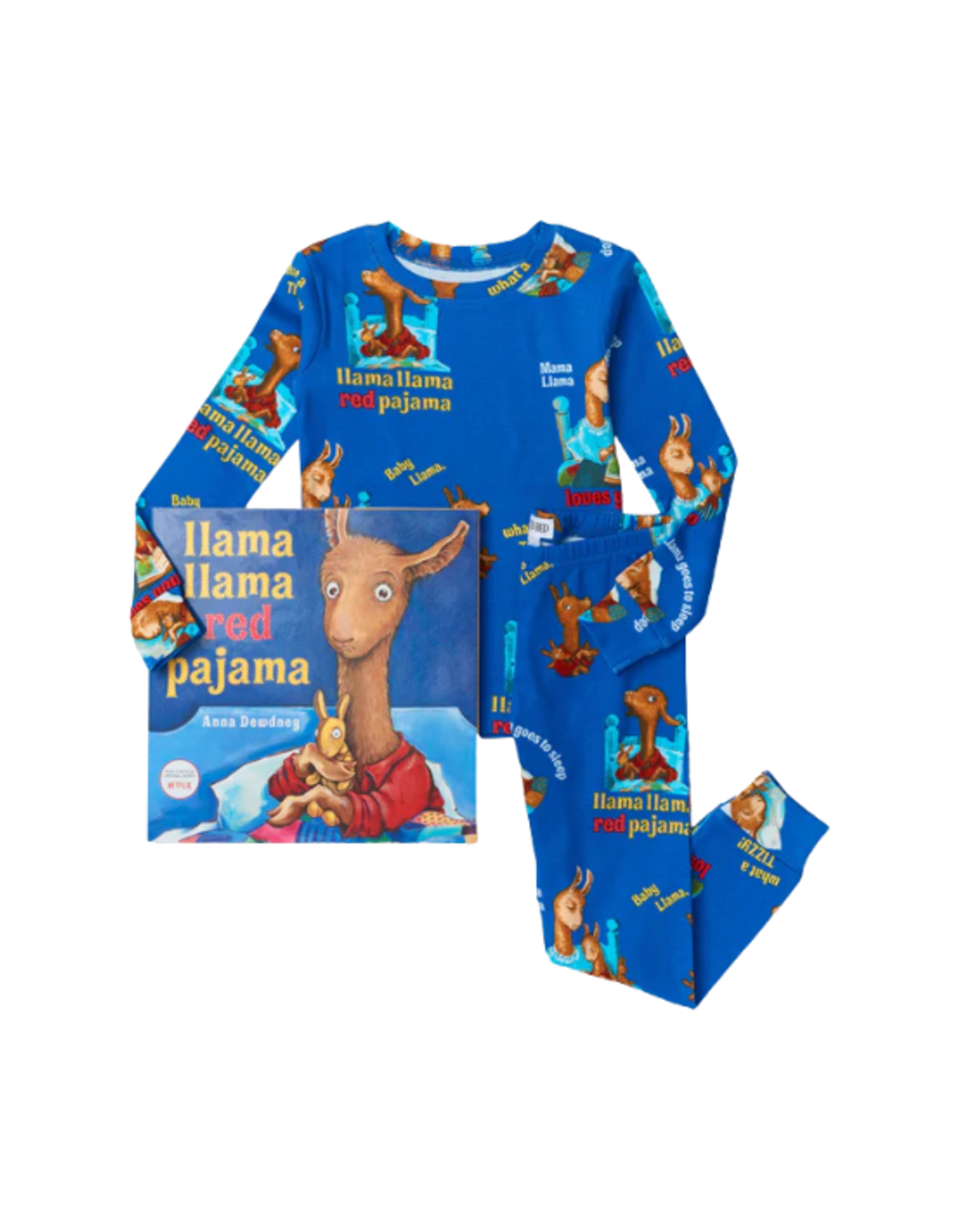Books to Bed Books to Bed - Llama Llama Red Pajama Book and Pajama Set Size 4