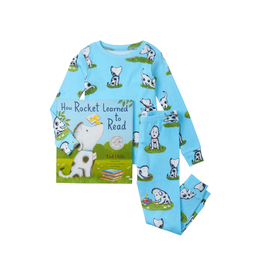 Books to Bed How Rocket Learned To Read Pajama Set Flat Pack With Book Size 2