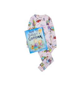 Books to Bed How to Babysit a Grandma Book and Pajama Set Size 4