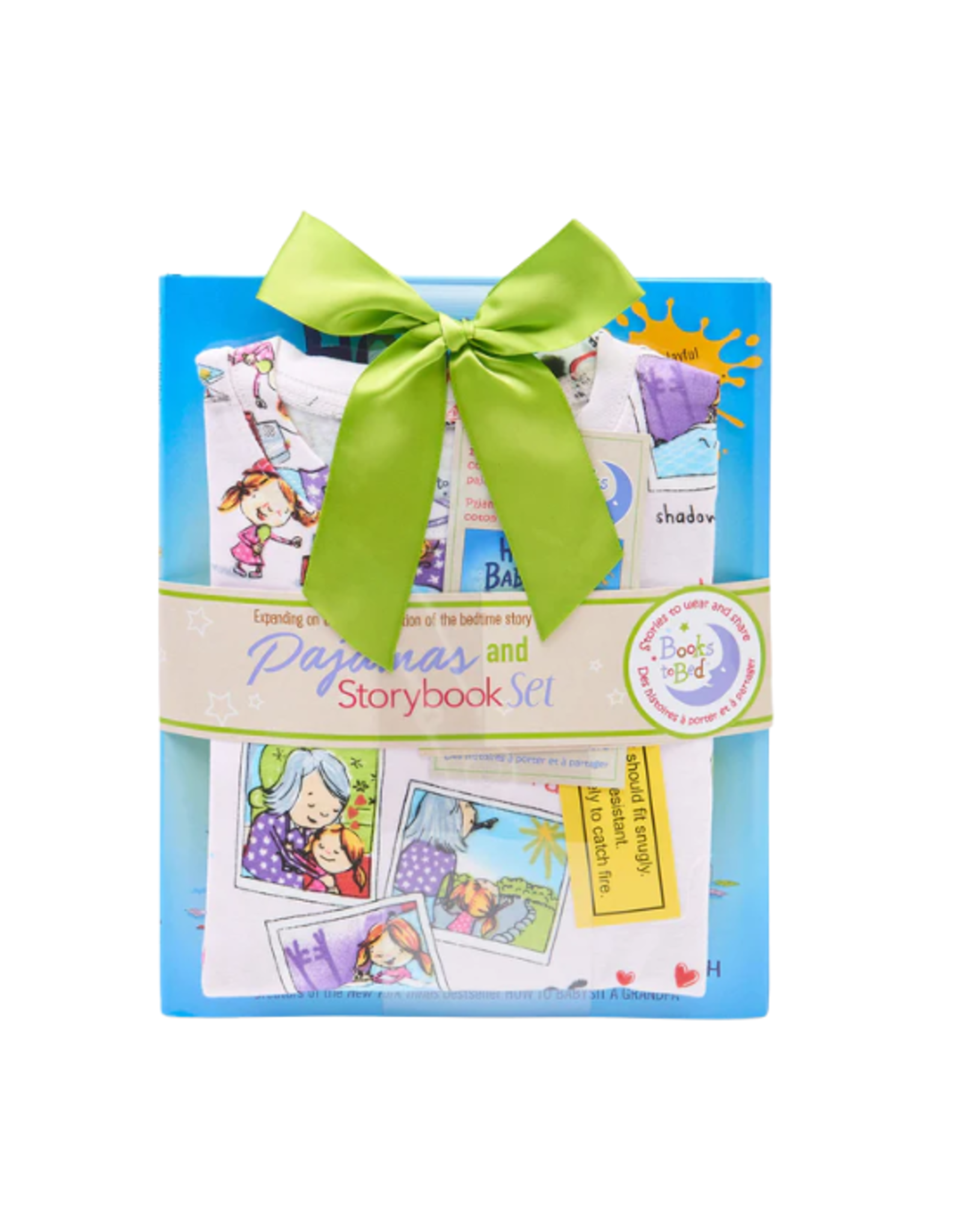 Books to Bed Books to Bed - How to Babysit a Grandma Book and Pajama Set Size 4