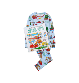 Books to Bed Cars and Trucks and Things that Go Book and Pajama Set Size 6