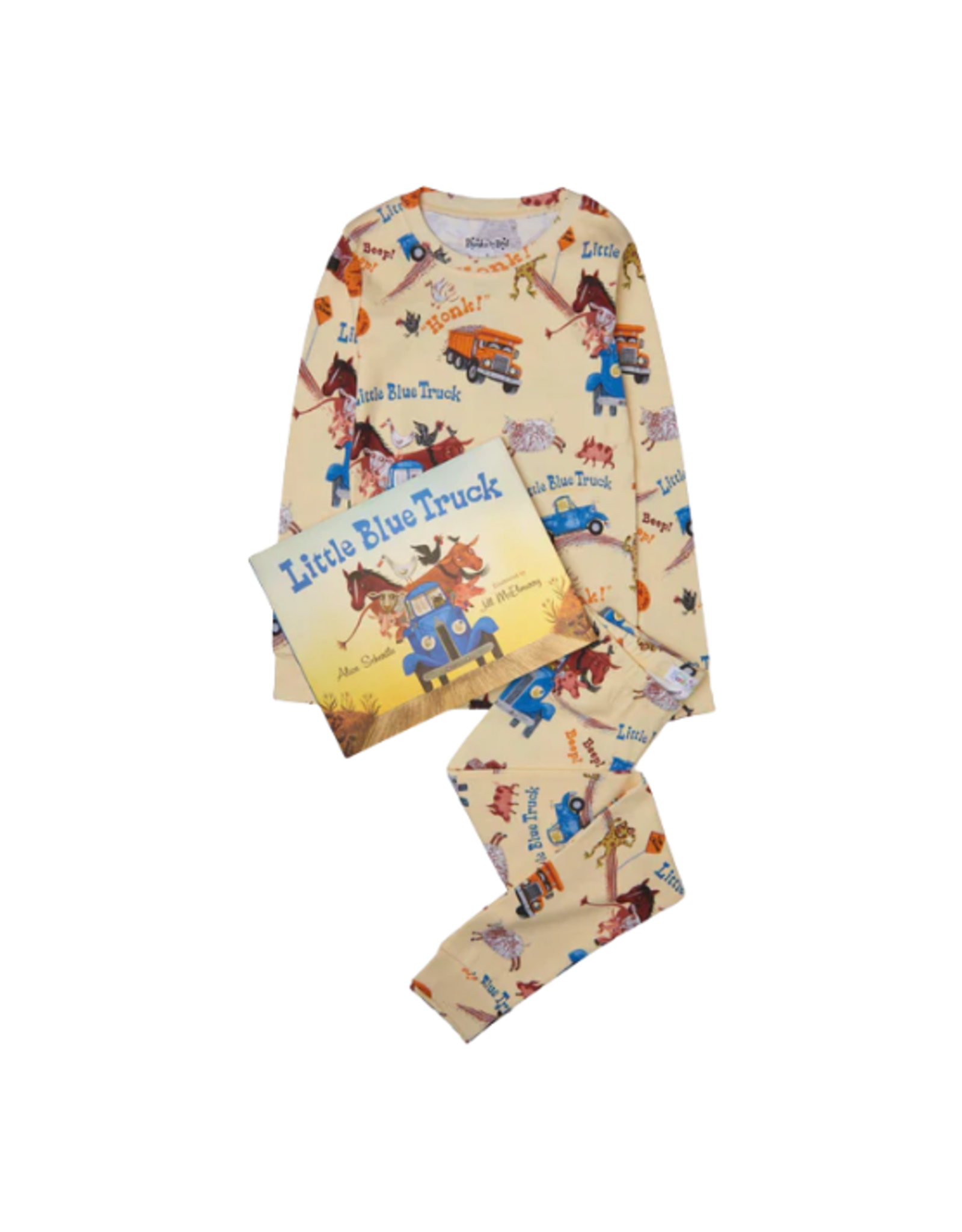 Books to Bed Books to Bed - Little Blue Truck Book and Pajama Set Size 6