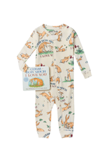 Books to Bed Books to Bed - Guess How Much I Love You Book and Infant Coverall Cream 12M-18M
