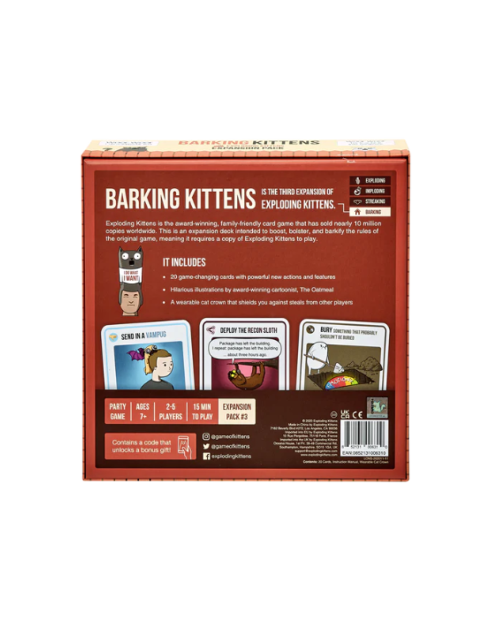 Exploding Kittens Exploding Kittens - Barking Kittens