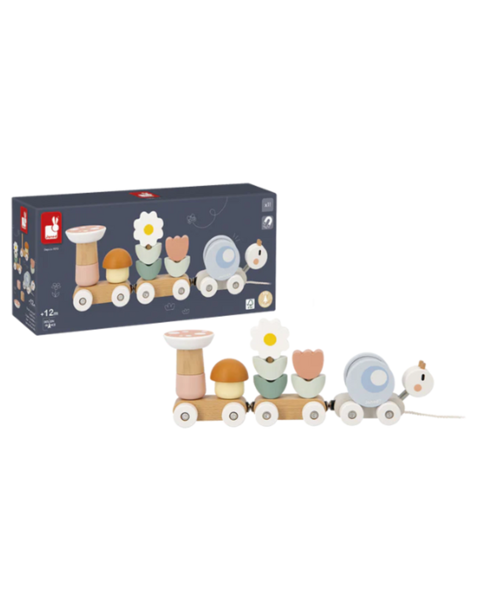 Janod Janod - Sweet Cocoon Snail Train