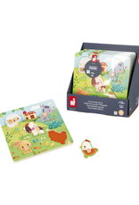Janod Janod - Tactile Farm Puzzle