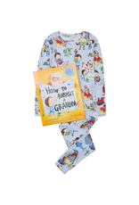 Books to Bed Books to Bed - How to Babysit a Grandpa Book and Pajama Set  Size 6
