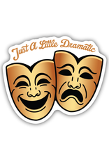 Stickers Northwest Inc. Stickers Northwest - Just a Little Dramatic Theatre Masks