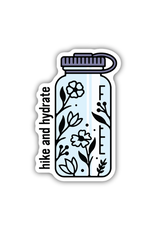 Stickers Northwest Inc. Stickers Northwest - Hike and Hydrate Floral Bottle