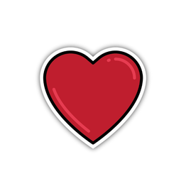Stickers Northwest Inc. Red Heart Sticker