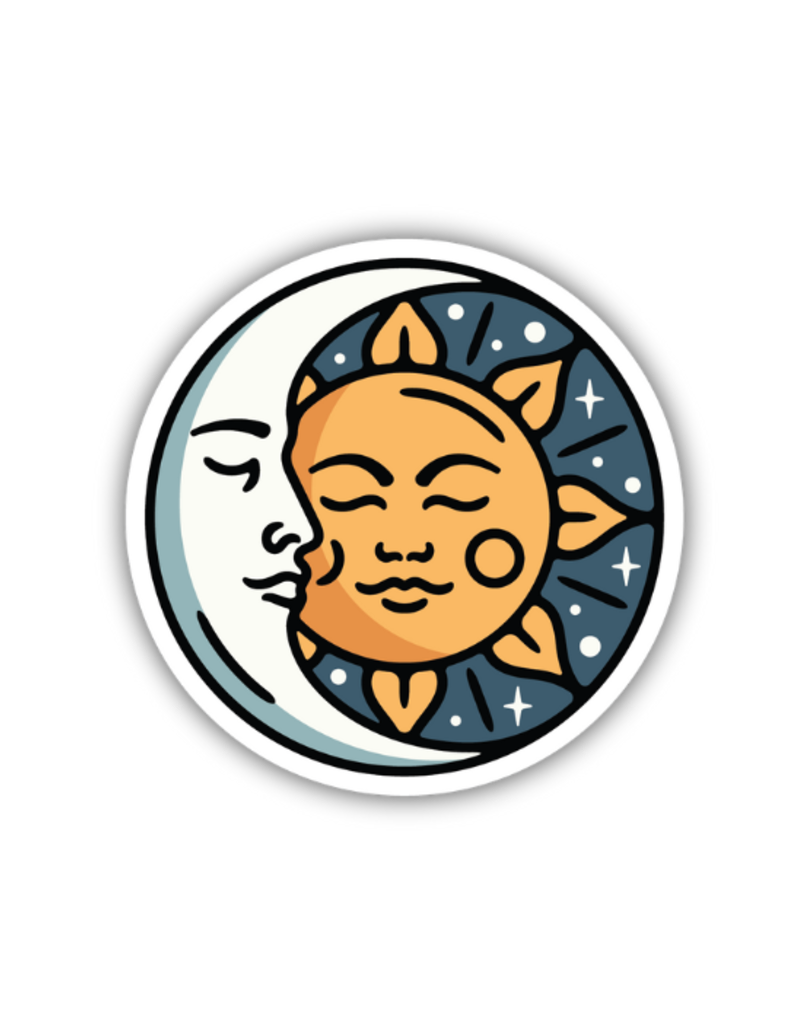Stickers Northwest Inc. Stickers Northwest - Moon and Sun Circle