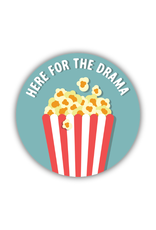 Stickers Northwest Inc. Stickers Northwest - Here For The Drama Popcorn Bucket