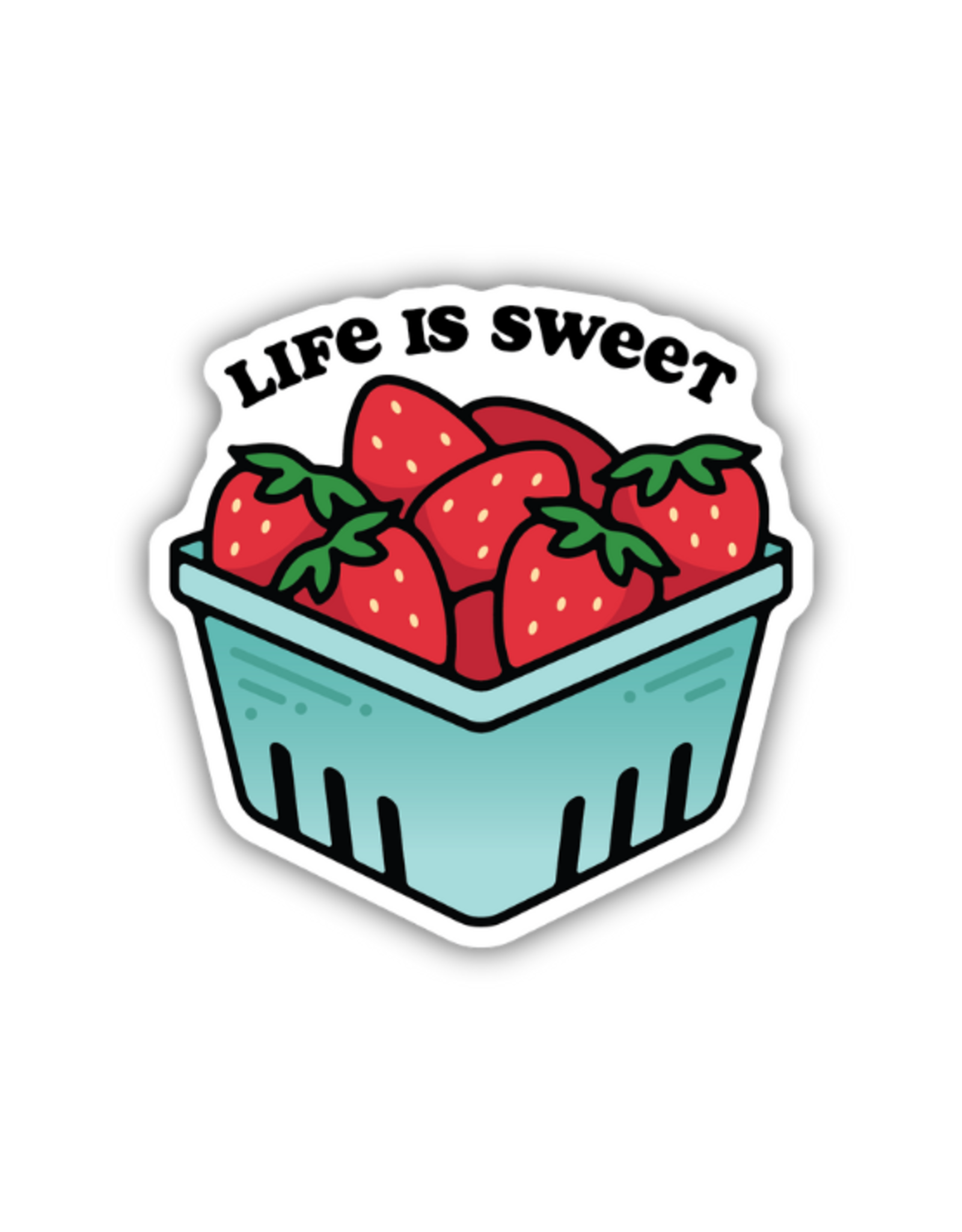 Stickers Northwest Inc. Stickers Northwest - Life Is Sweet Basket Of Strawberries