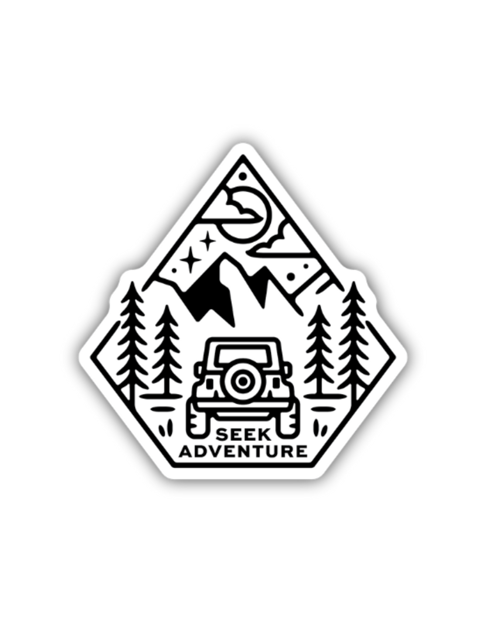 Stickers Northwest Inc. Stickers Northwest - Seek Adventure Jeep