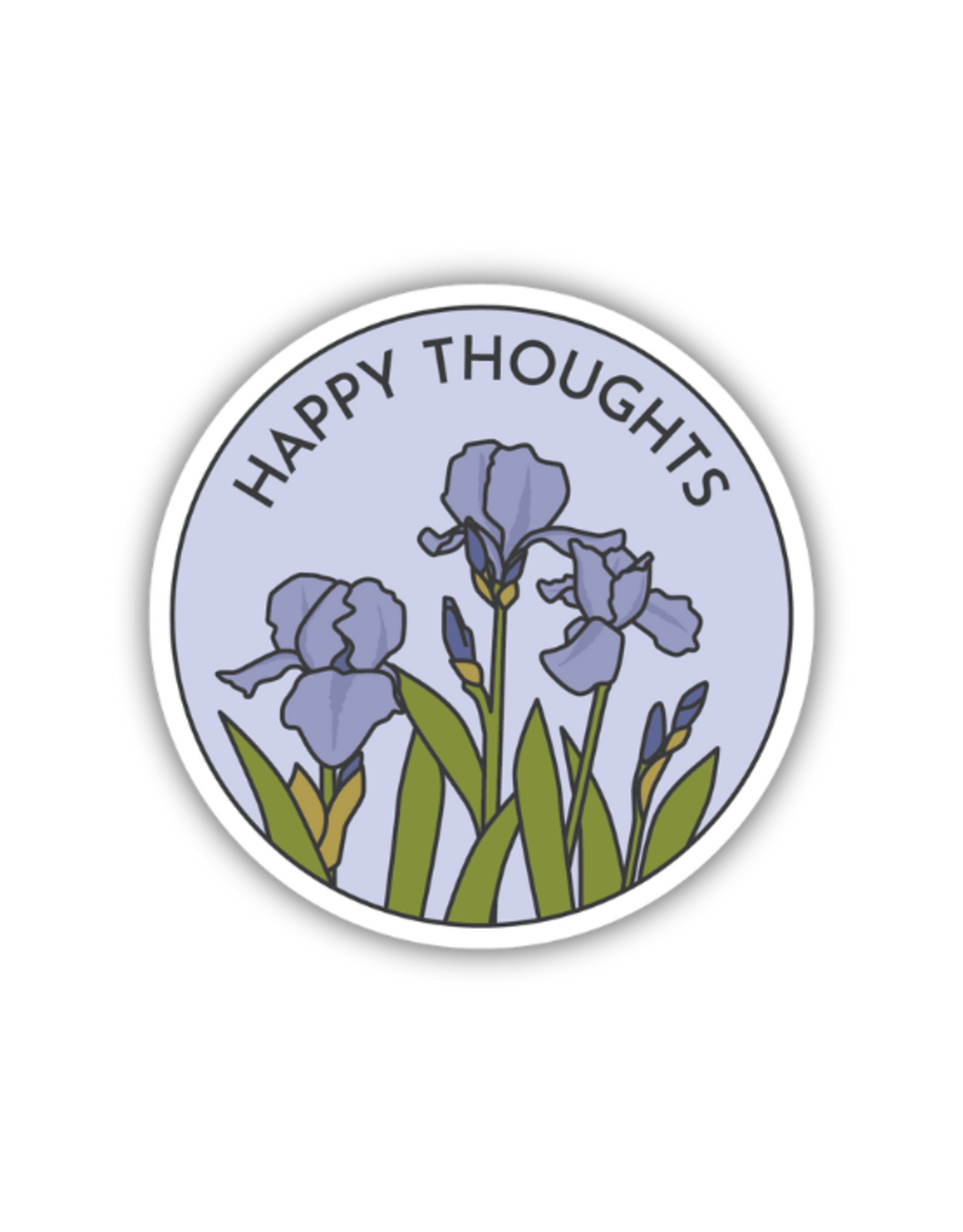 Stickers Northwest Inc. Stickers Northwest - Happy Thoughts Irises