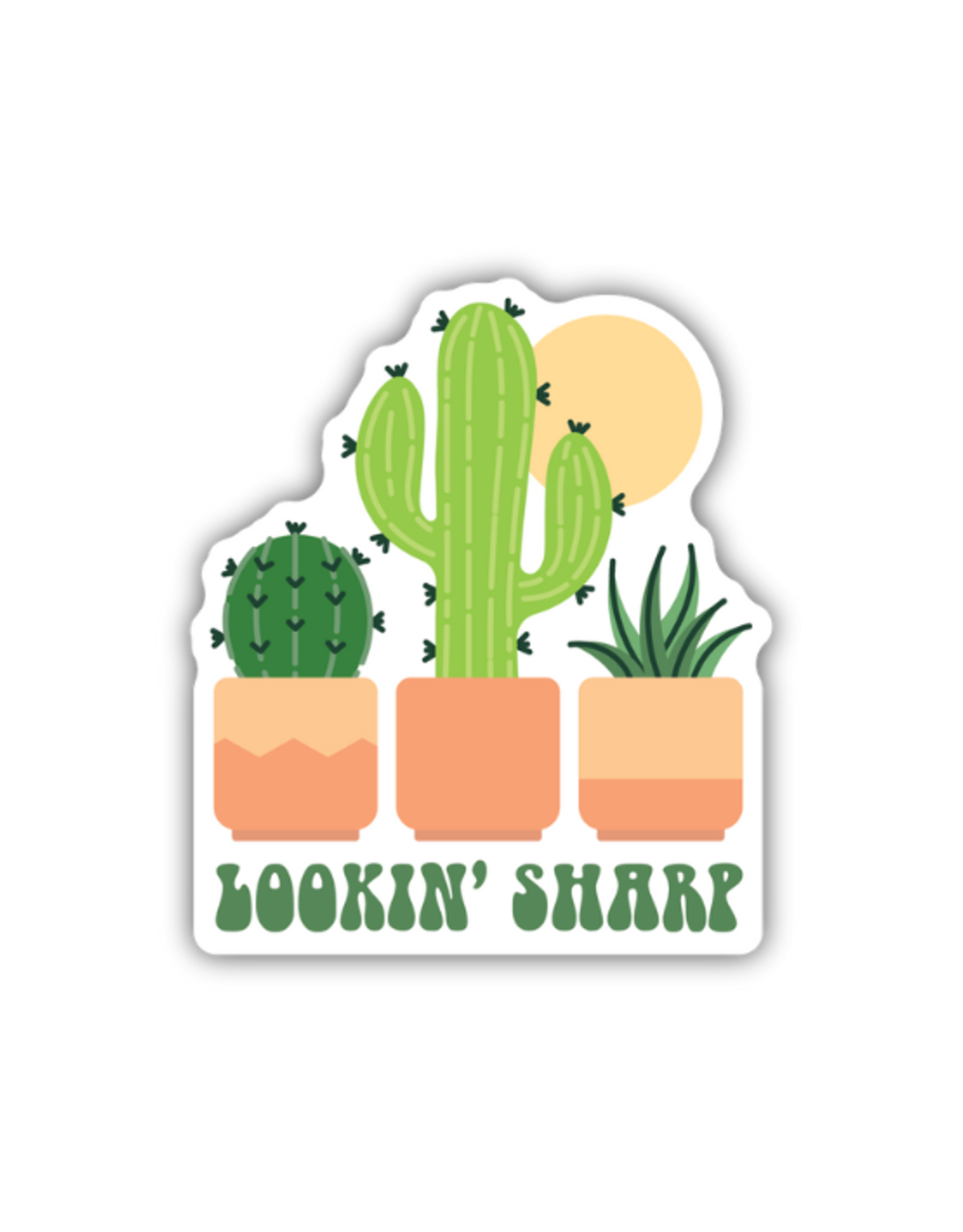 Stickers Northwest Inc. Stickers Northwest - Lookin Sharp Trio Of Cacti