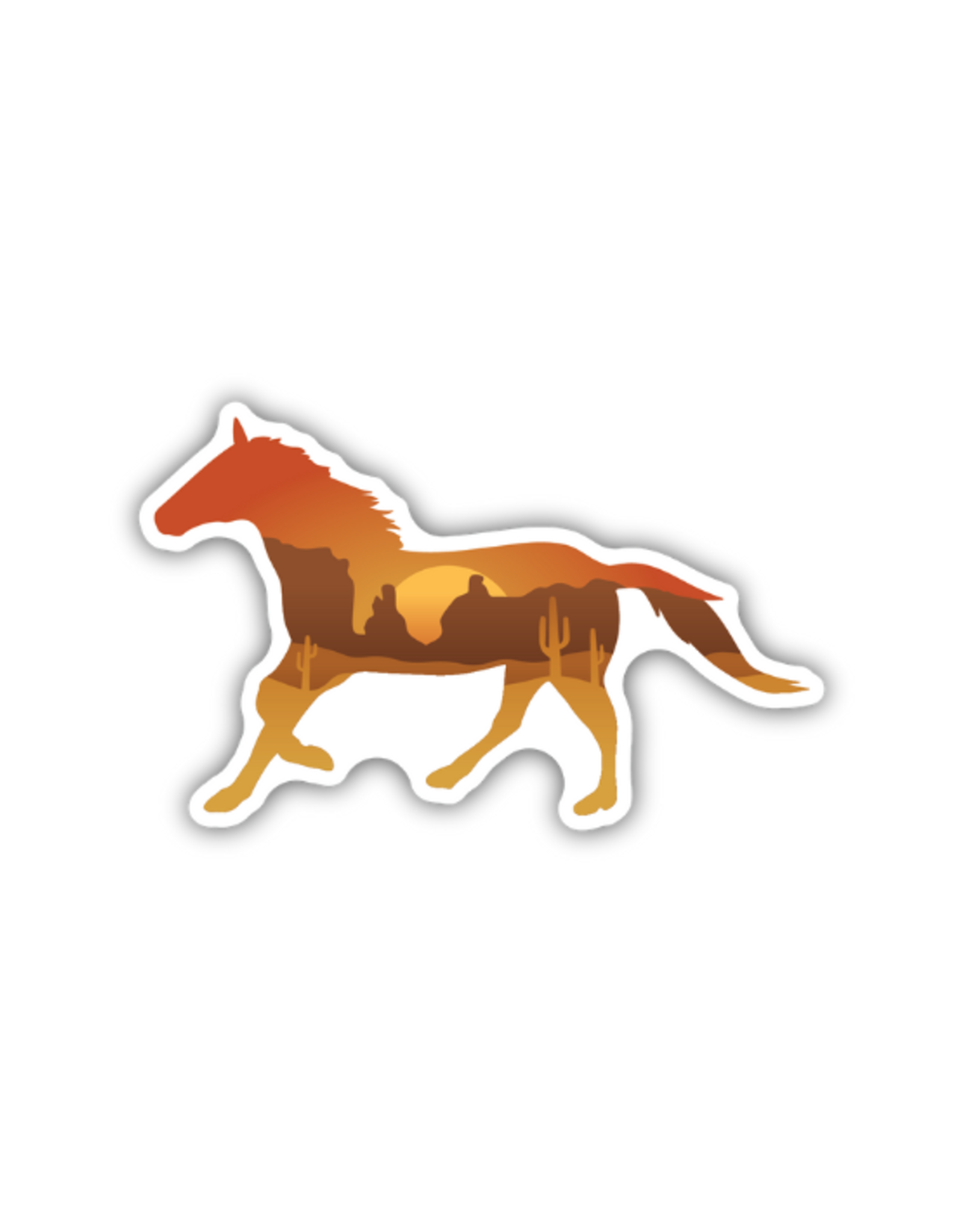 Stickers Northwest Inc. Stickers Northwest - Desert Scene Horse