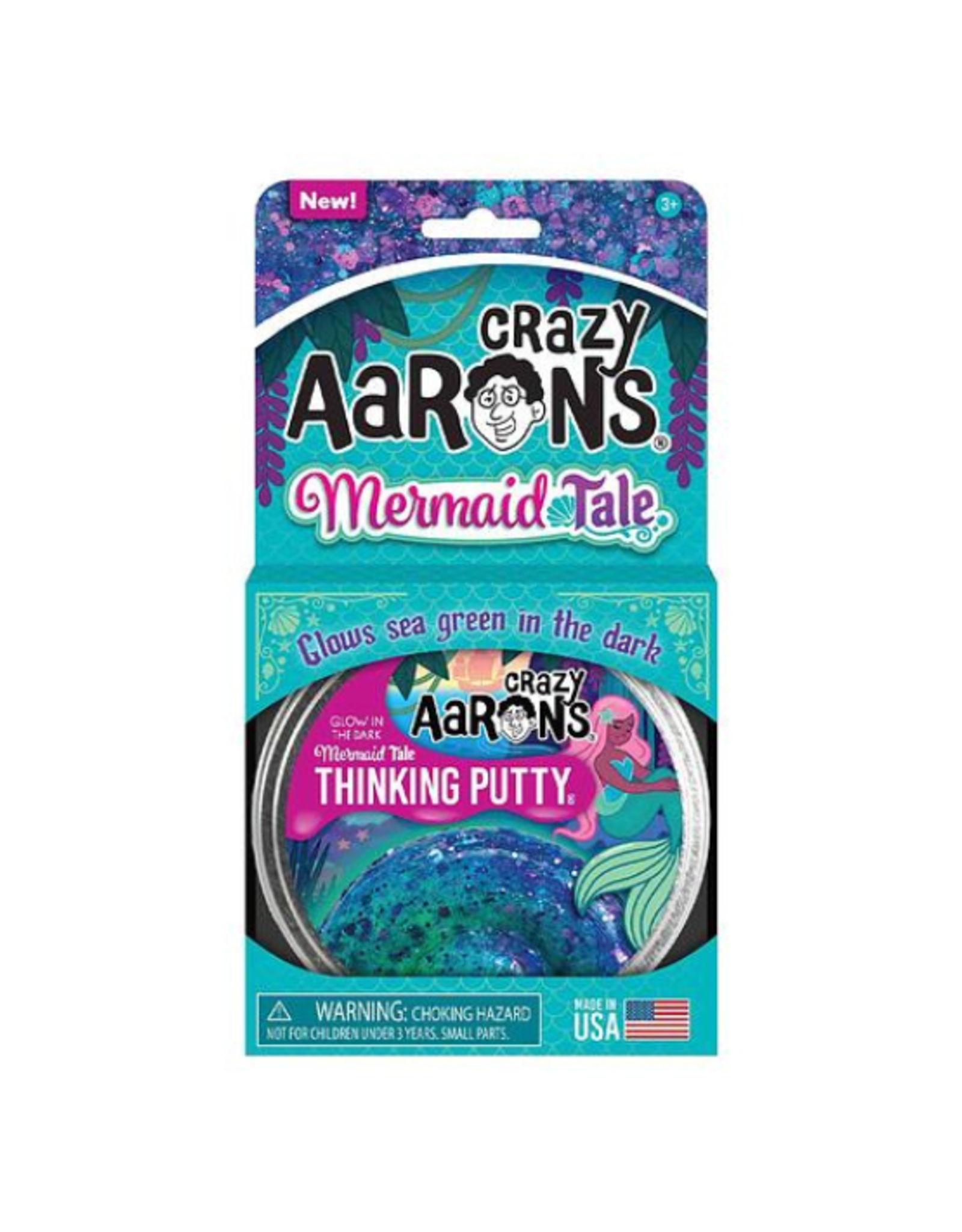 Crazy Aarons Crazy Aarons - 4" Mermaid Tale Thinking Putty