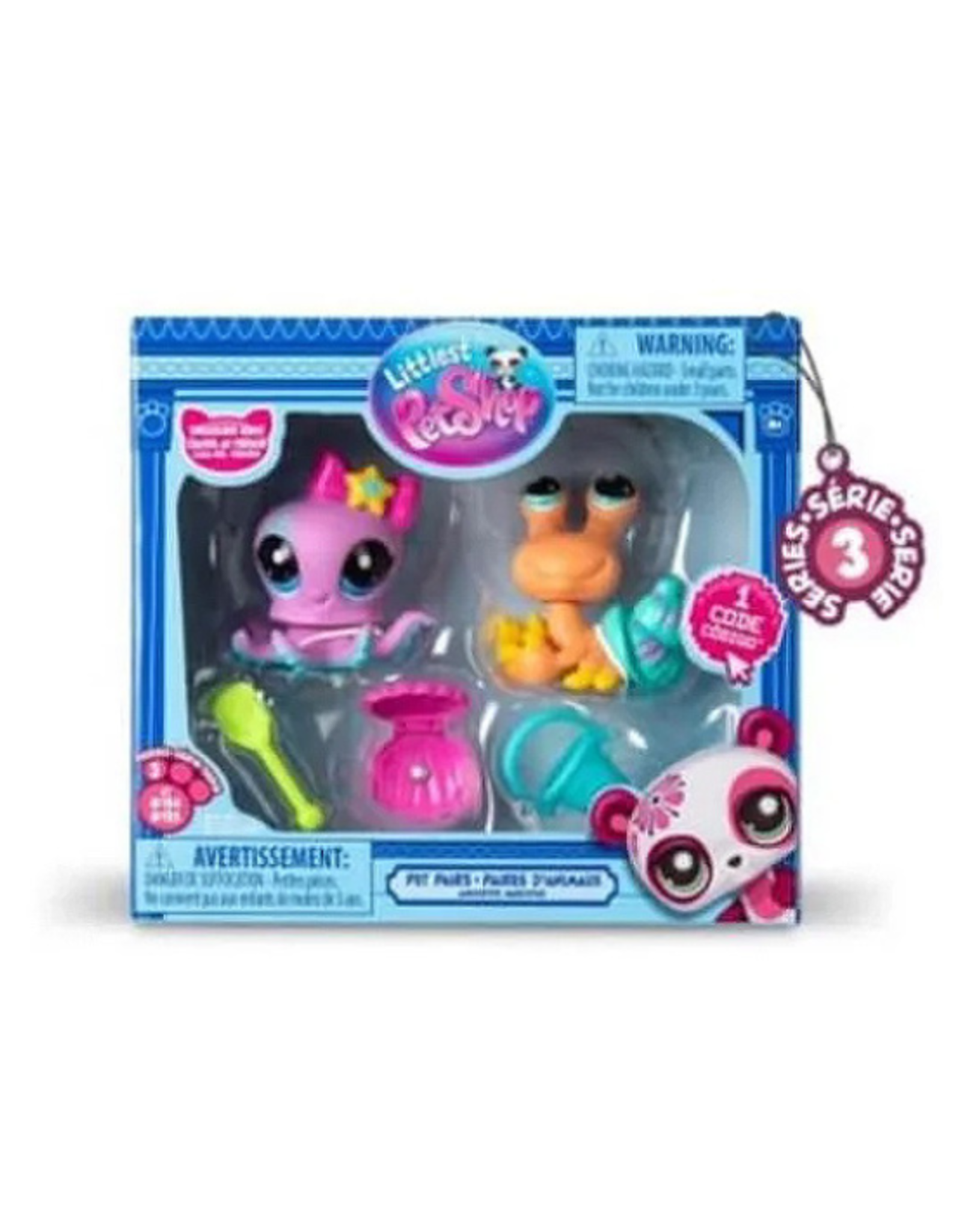 Basic Fun Littlest Pet Shop - Wave 3 Pet Pairs (154 & 155)