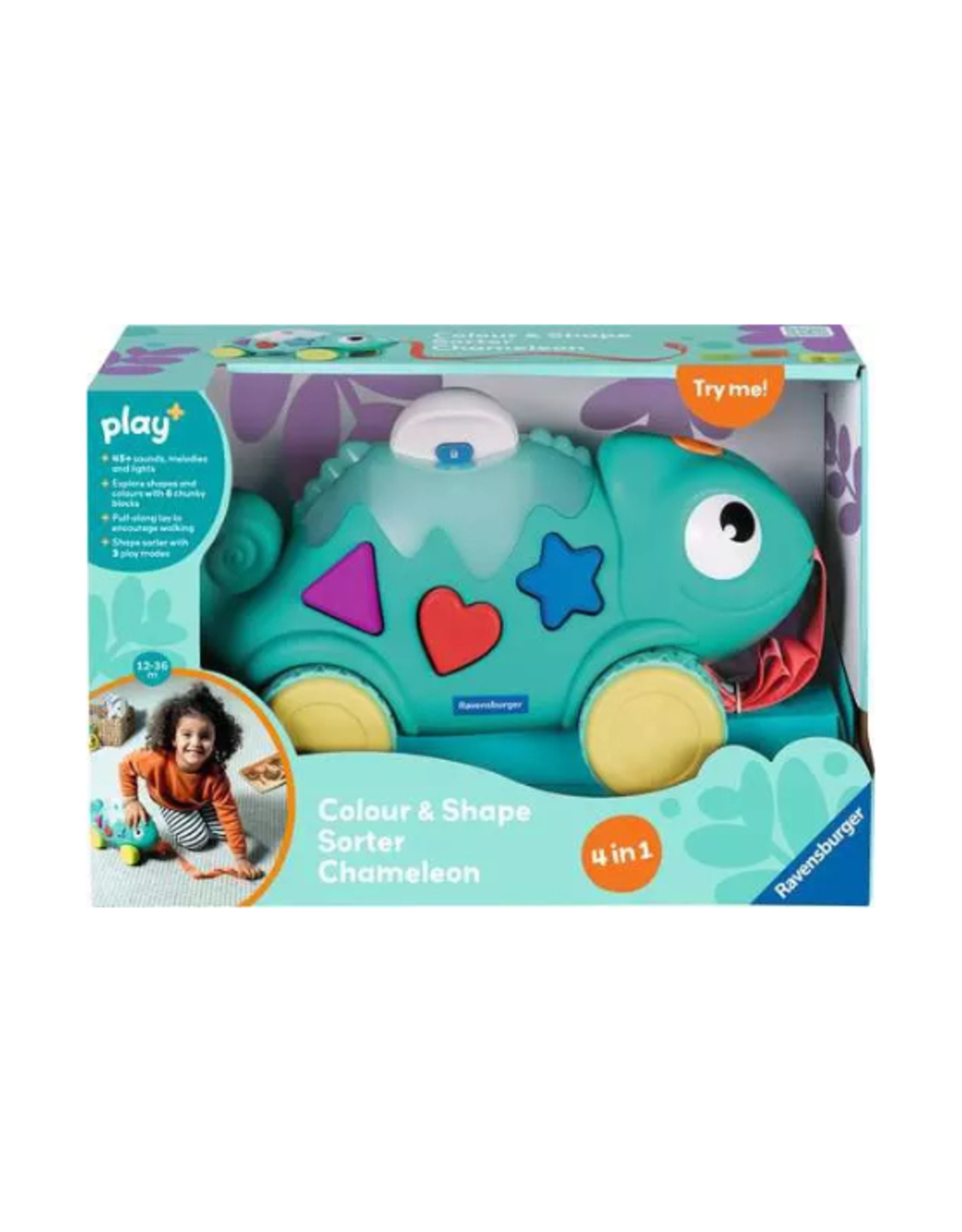 Ravensburger Ravensburger - Color & Shape Sorter Chameleon