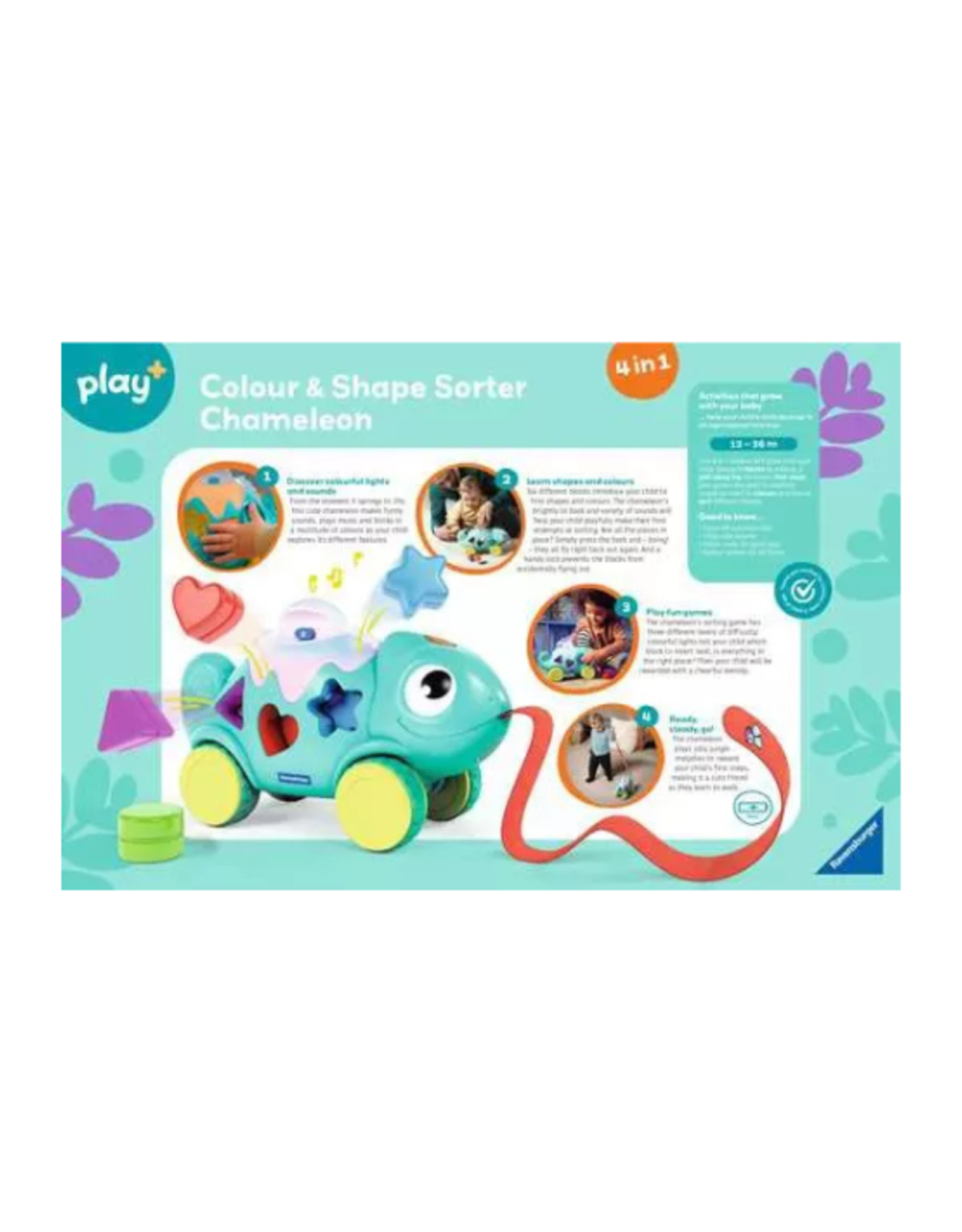 Ravensburger Ravensburger - Color & Shape Sorter Chameleon