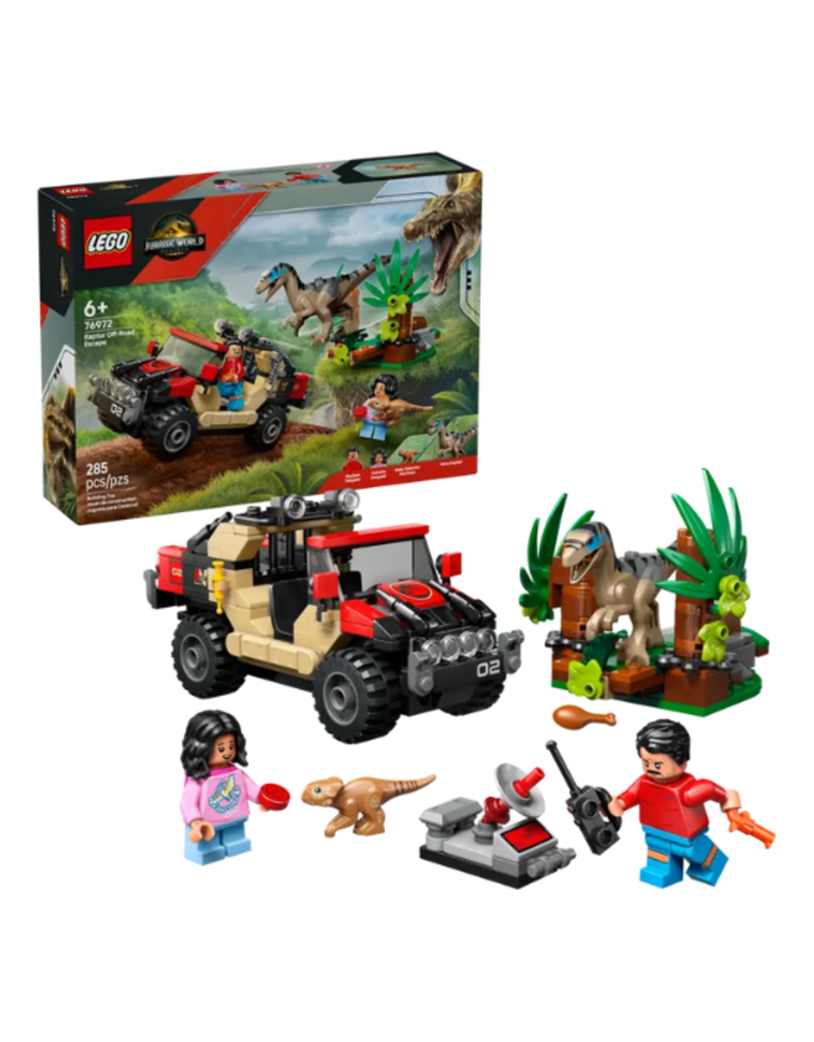 Lego Lego - Jurassic World - 76972 - Raptor Off-Road Escape
