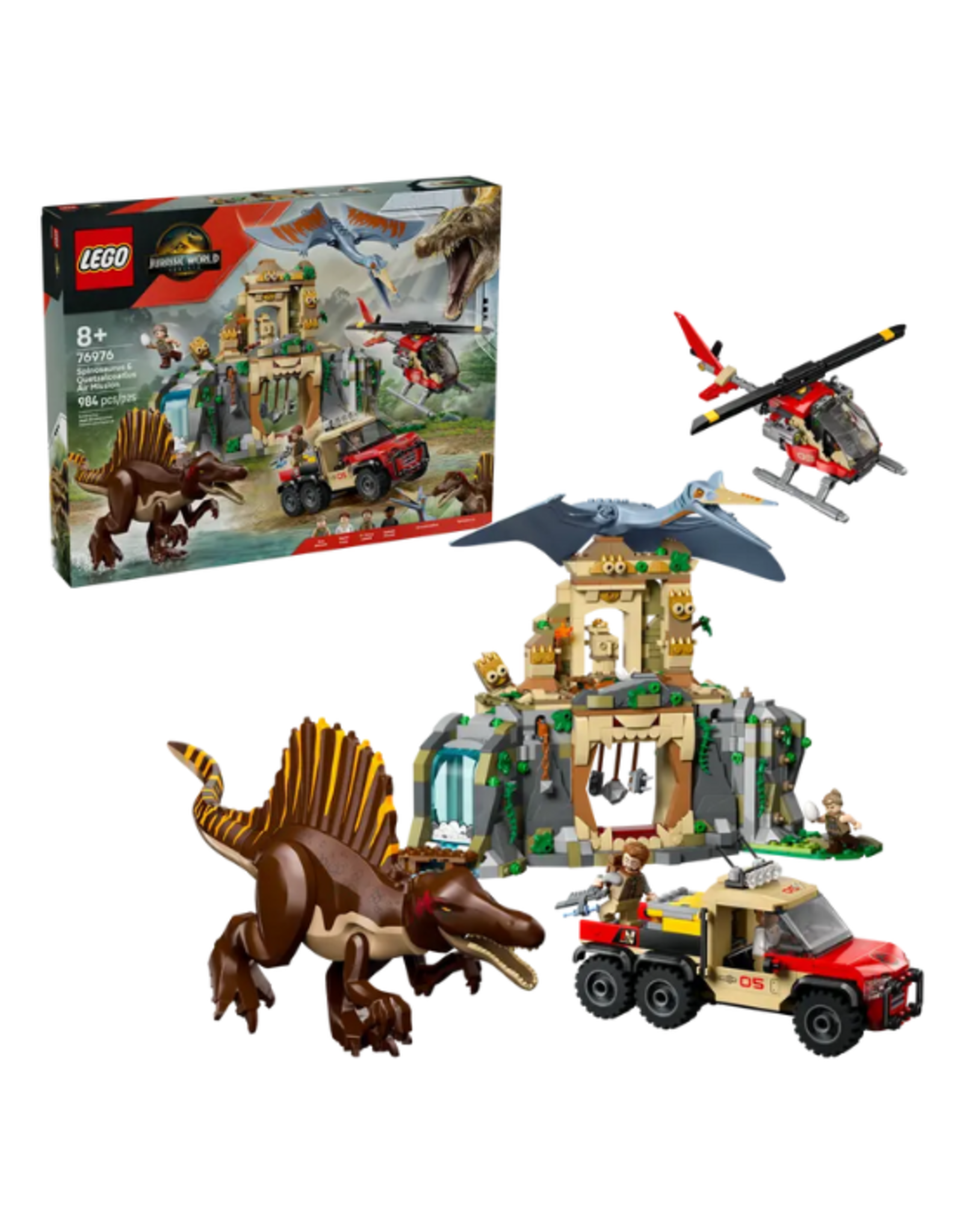 Lego Lego - Jurassic World - 76976 - Spinosaurus & Quetzalcoatlus Air Mission