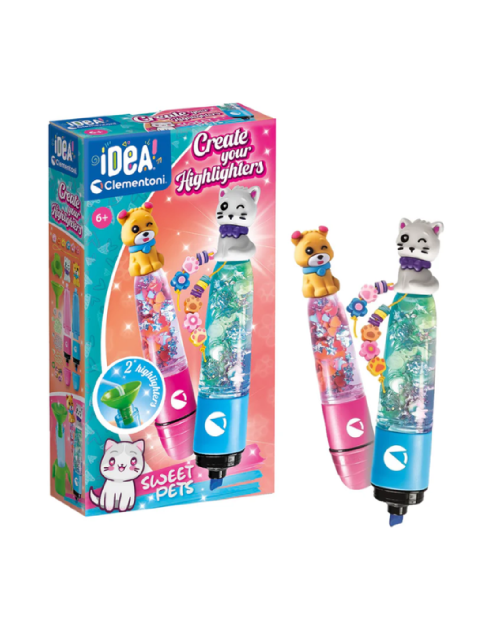 Clementoni Clementoni - Idea: Create Your Highlighters Sweet Pets